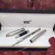 AAA Fake Mont blanc Meisterstuck Rollerball Pen Plaid Stainless Steel Wholesale (6)_th.jpg